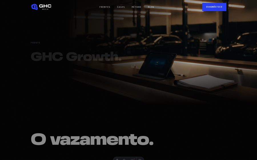 Página do GHC Growth